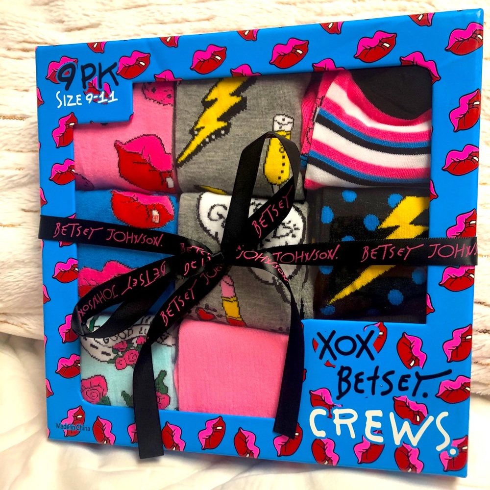 Betsey Johnson Crew Socks